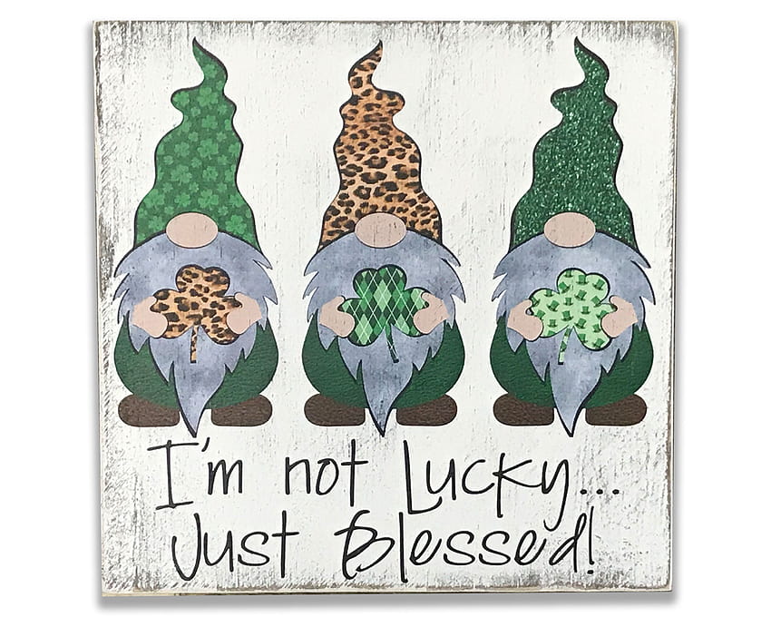 St. Patricks Day Gnome Wood Sign ...rusticlyinspiredsigns · In stock ...