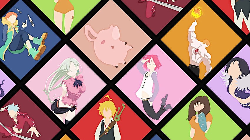 Engine, seven deadly sins minimalist anime HD wallpaper