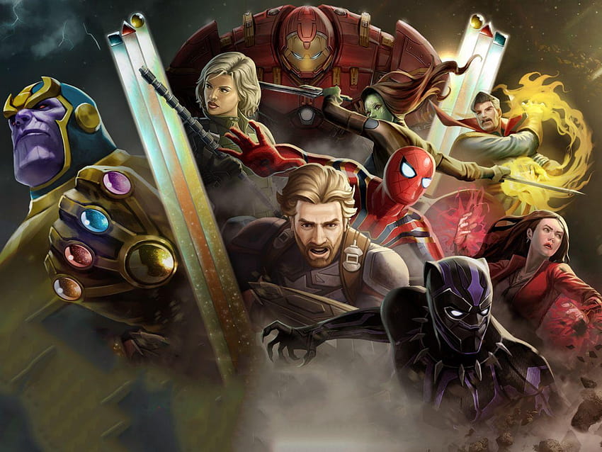 1400x1050 avengers: infinity war, marvel: yarışma, marvel şampiyonlar yarışması HD duvar kağıdı