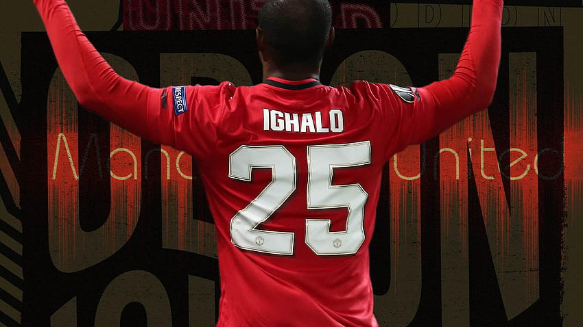 Несигурността на Одион Игало относно постоянното оставане в Манчестър Юнайтед, играчи на Манчестър Юнайтед 2020 HD тапет