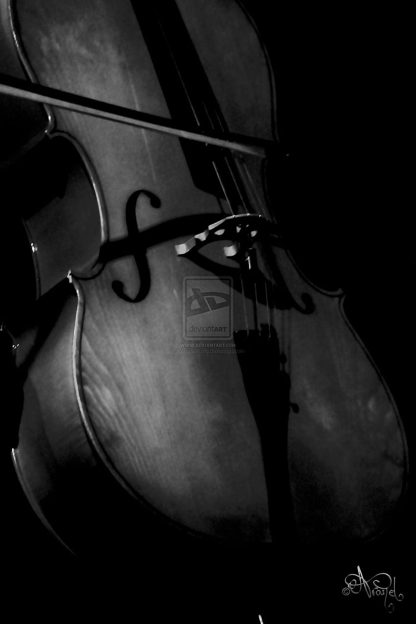 Weißes Cello HD-Handy-Hintergrundbild