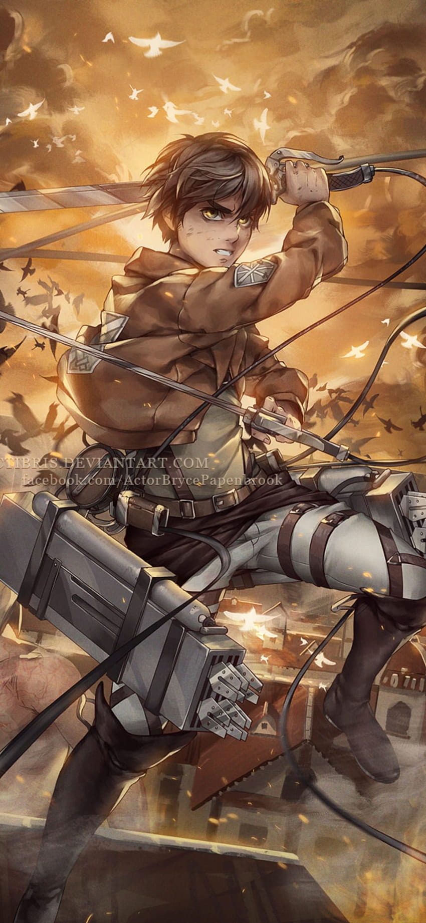 Attack On Titan Phone, aot for android HD phone wallpaper
