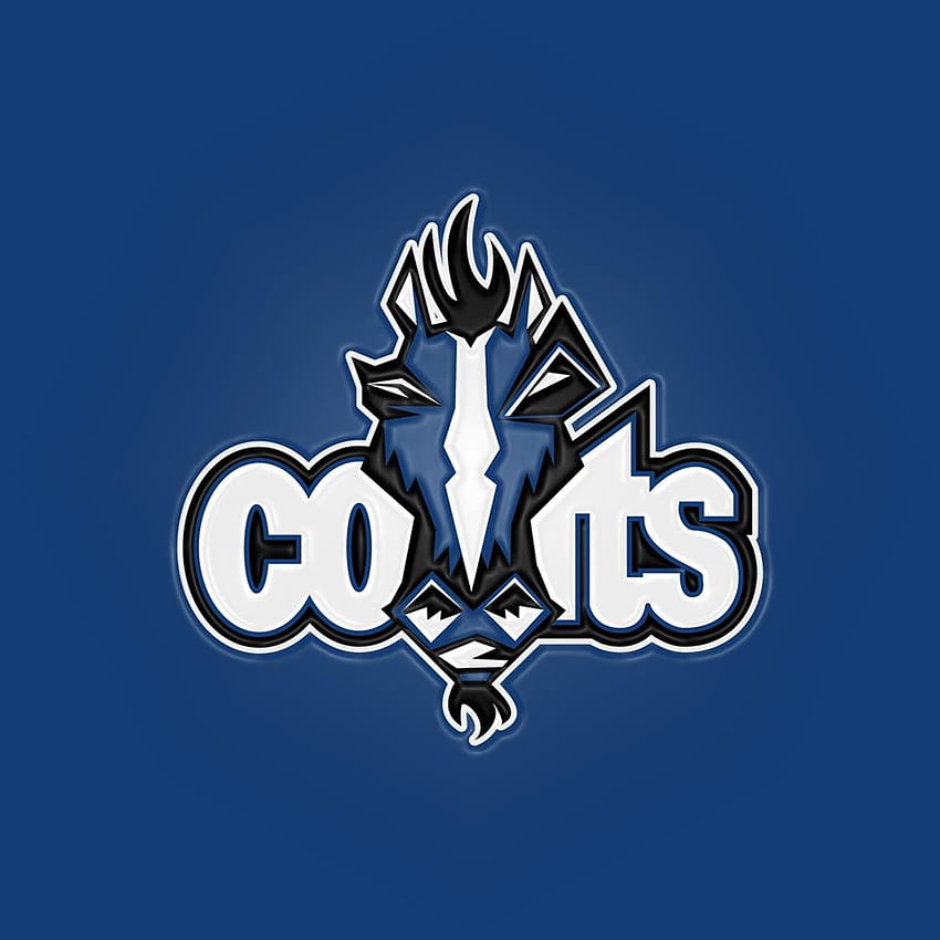 iPad z logo Indianapolis Colts Team – Digital Citizen Tapeta na telefon HD