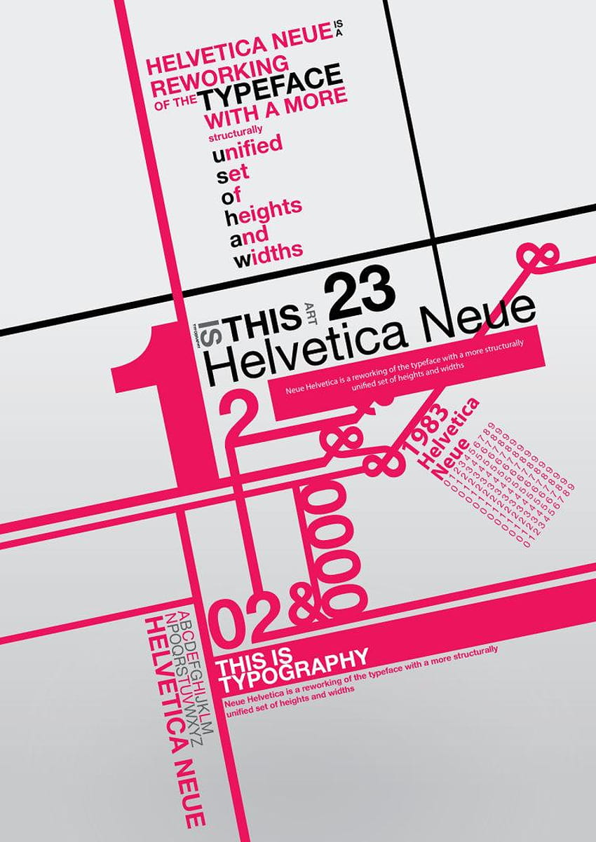 Typography Poster Helvetic , Backgrounds, helvetica HD phone wallpaper