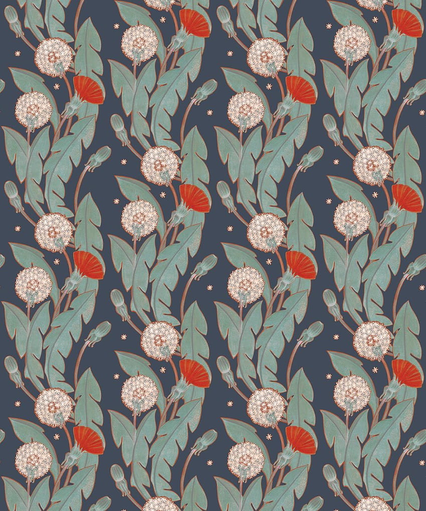 Dandelion • Jejak Flora Melukis • Milton & King, dandelion musim gugur wallpaper ponsel HD