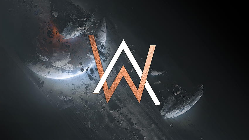 Logo creativo di Alan Walker, Musica, ,, logo di alan walker Sfondo HD