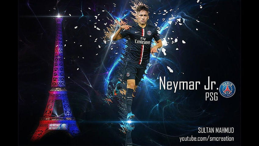 Neymar Paris Saint Germain, neymar brazil 3d HD wallpaper