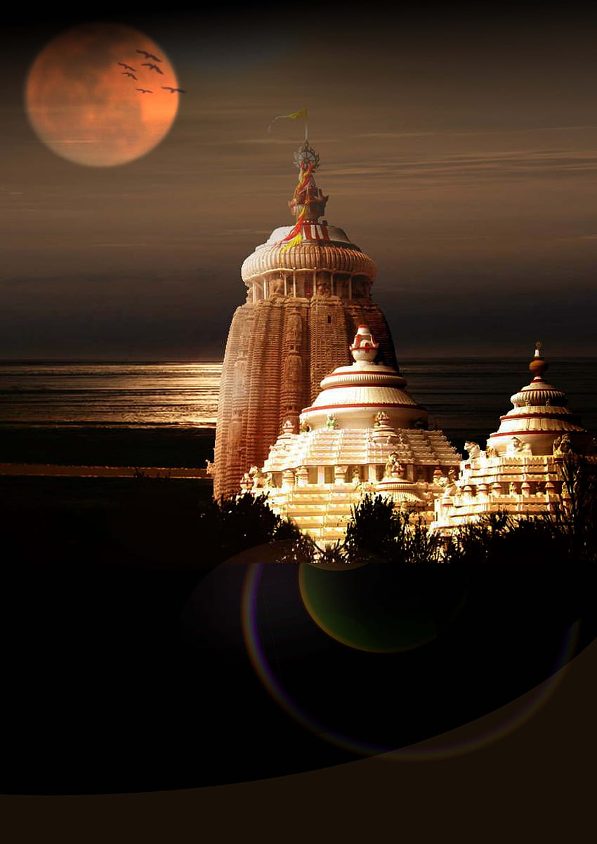 Templi a Puri, Tempio di Jagannath Orissa, Jagannath Puri, tempio di Sfondo del telefono HD