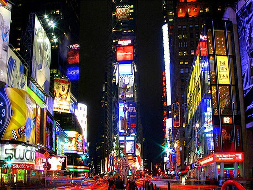 Times Square Midtown Mathattan HD wallpaper