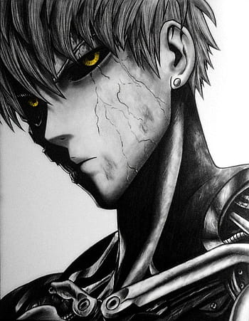 Saitama and Genos, one punch man, saitama, HD phone wallpaper