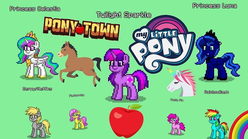 My Little Pony Pony Town Looks HD wallpaper | Pxfuel