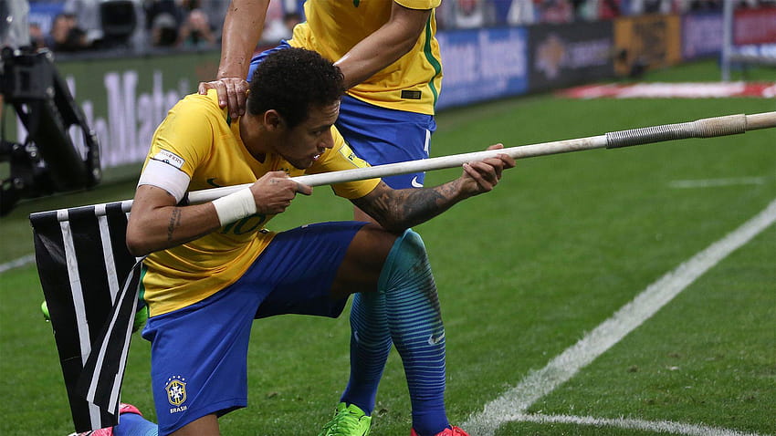 월드컵: 브라질 감독 Tite, Neymar 관심 초대, 브라질 팀 2018 HD 월페이퍼