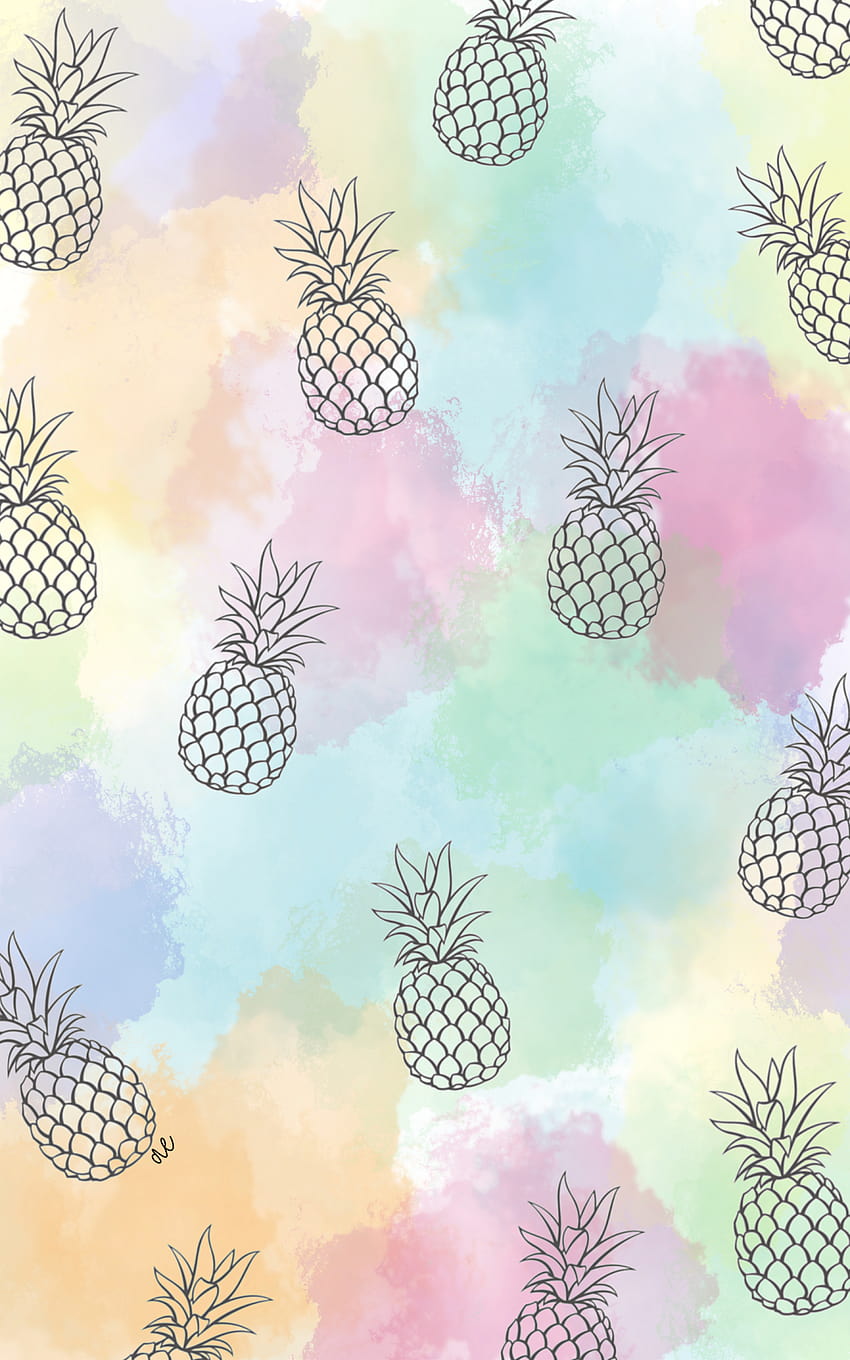 Pineapple Aesthetic Wallpapers  Top Free Pineapple Aesthetic Backgrounds   WallpaperAccess