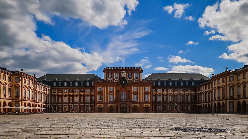 Mannheim Palace HD wallpaper