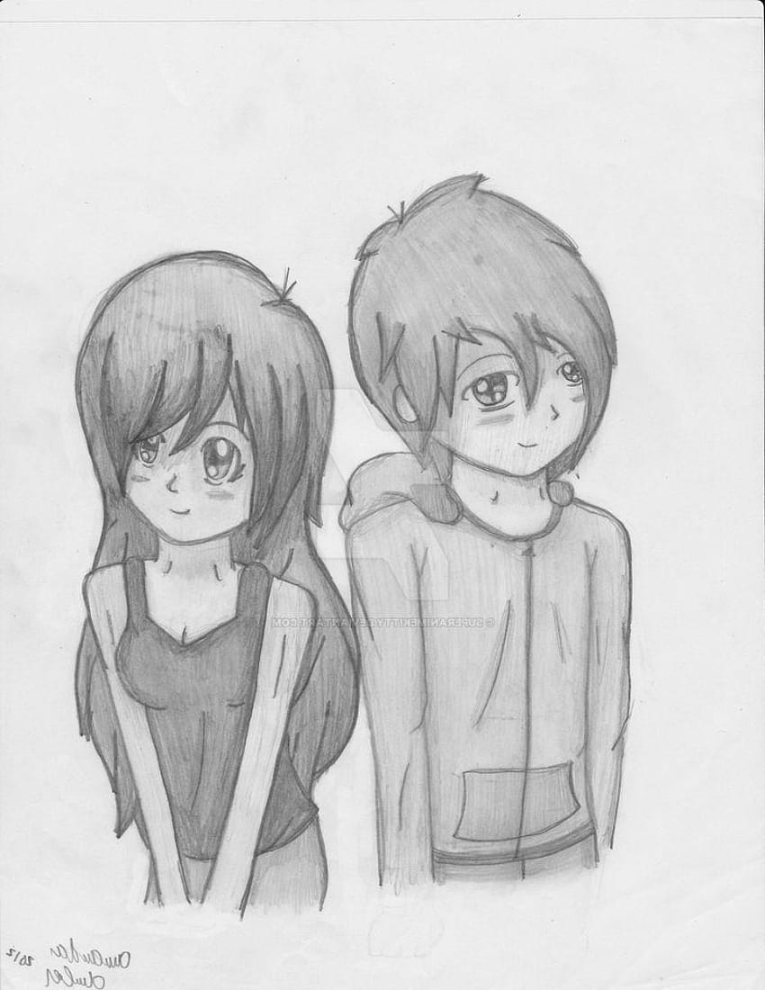 Boy and Girl  Drawing Skill