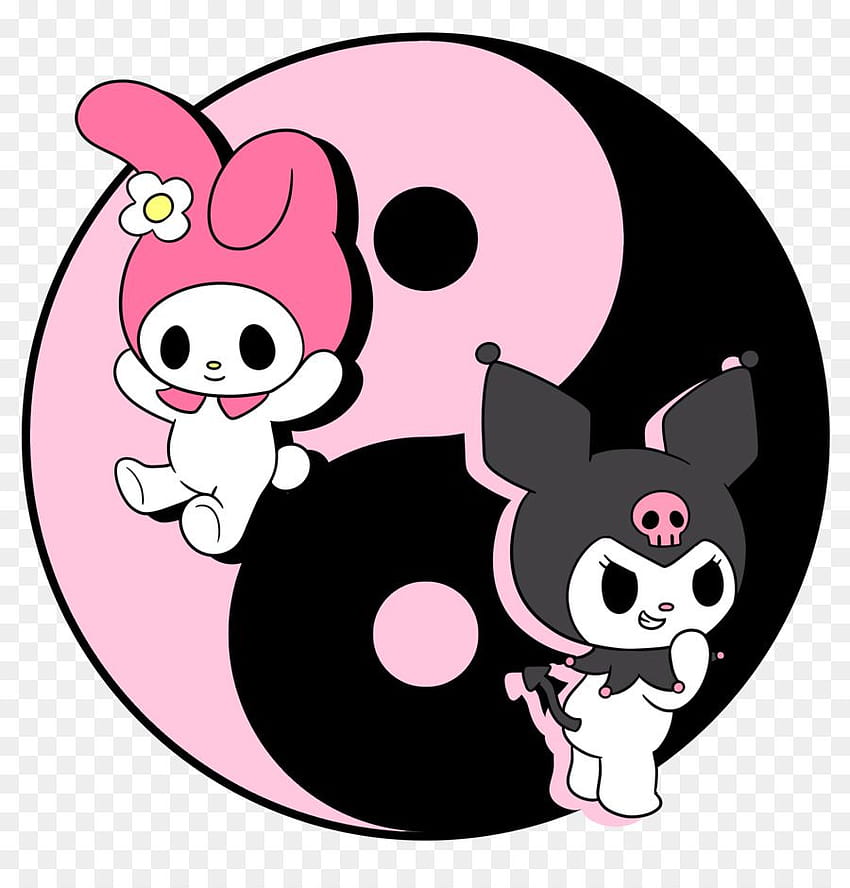 Hello Kitty Kuromi, estetyka kuromi Tapeta na telefon HD