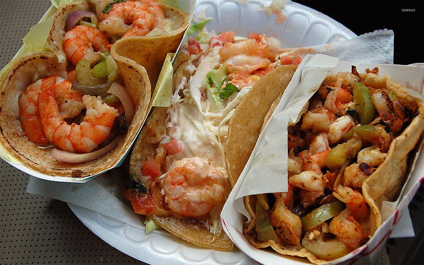 Tacos z krewetkami Tapeta HD