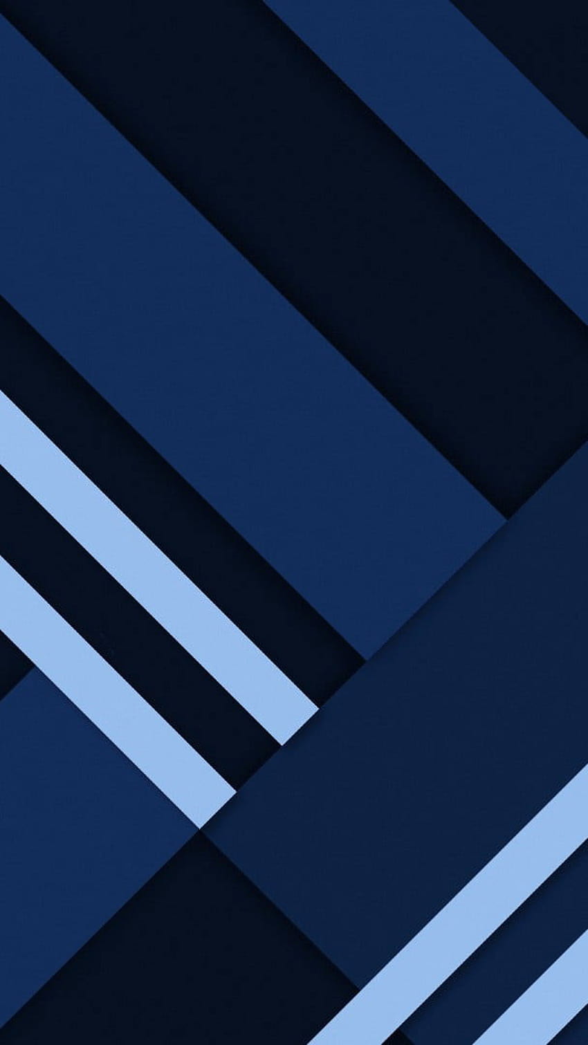 Material Blue , Material Design, Minimal Art, Minimalist, Grafika • Dla Ciebie, minimalistyczny ciemnoniebieski Tapeta na telefon HD