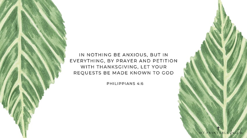 Philipper 4:6 HD-Hintergrundbild