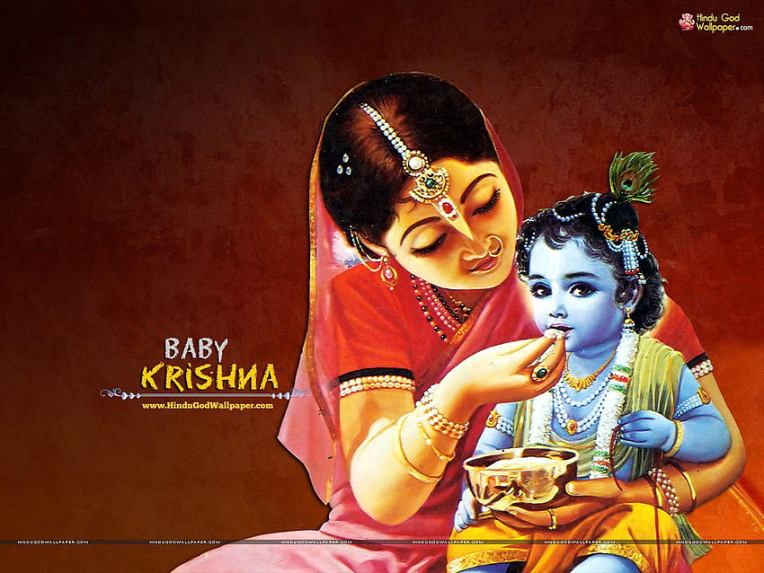 ISKCON Baby Krishna Wallpaper HD