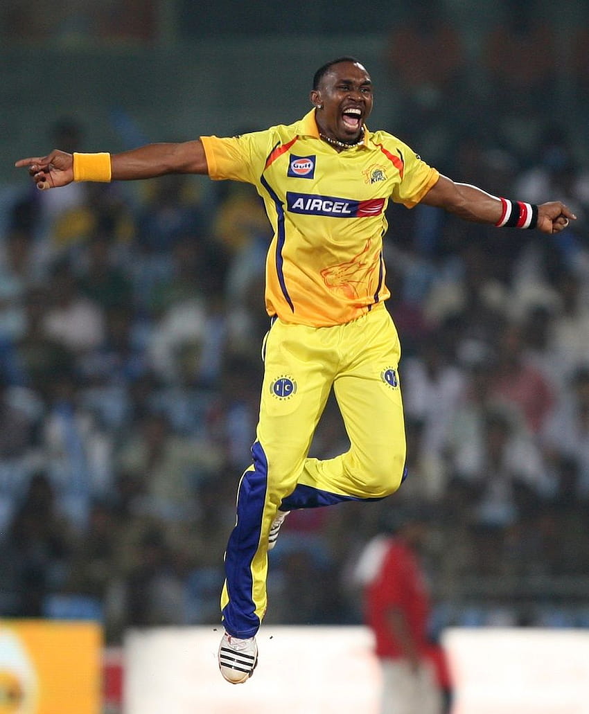 What does Dwayne Bravo think of the time he spent with CSK? HD phone wallpaper