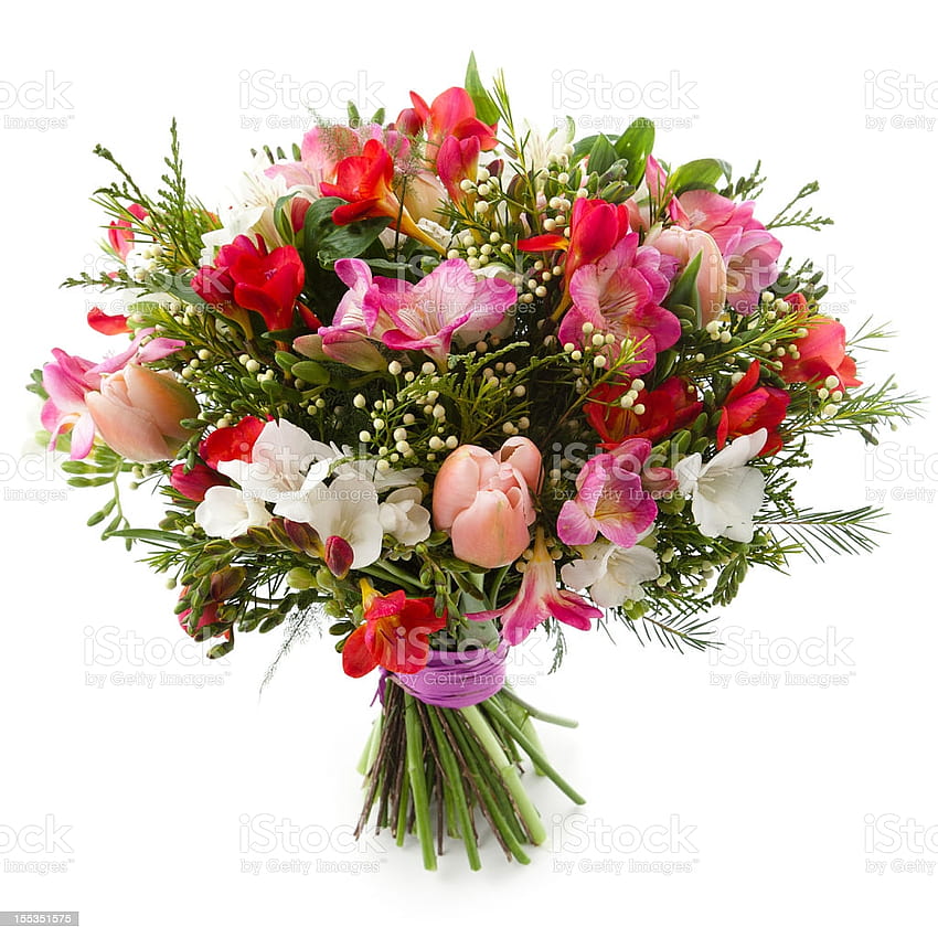 Красив голям букет от много цветя, китка цветя HD тапет за телефон