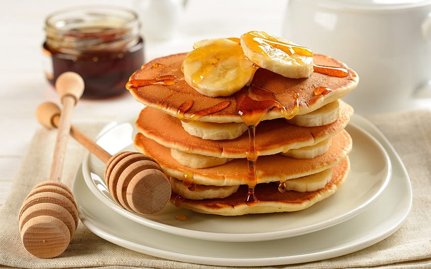 Beautiful Pancakes, cute pancake HD wallpaper