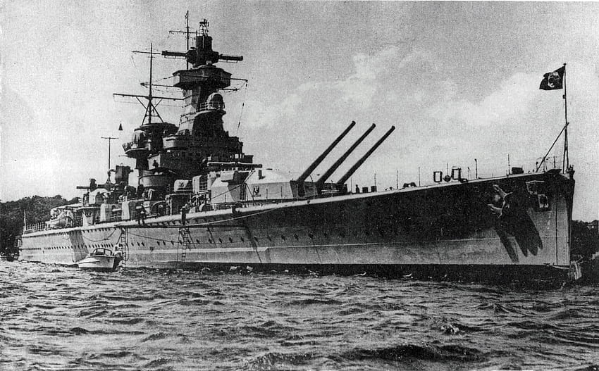 Германски крайцер Admiral Graf Spee, немски крайцер адмирал граф шпе HD тапет