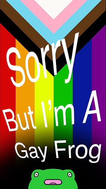 Lesbian Pride Frog Pin Sunset Lesbian LGBT+ Flag | Chibi Superhero Enamel  Gay Frog Pin