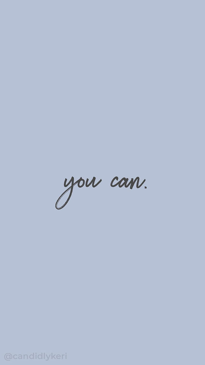 you can inspirational motivational quote gray and blue purple HD phone wallpaper