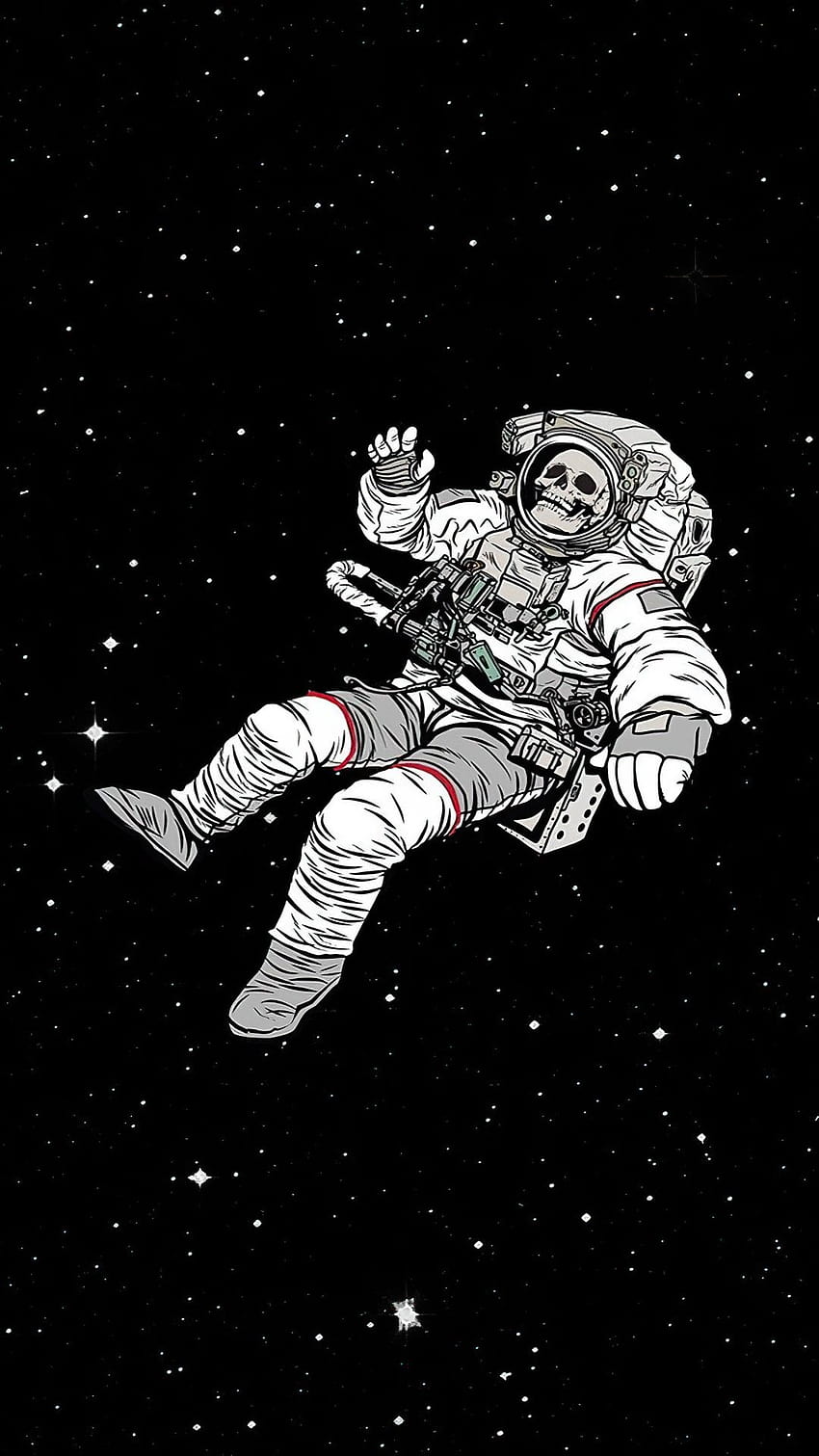 Astronaut Lost in Infinite Space HD phone wallpaper
