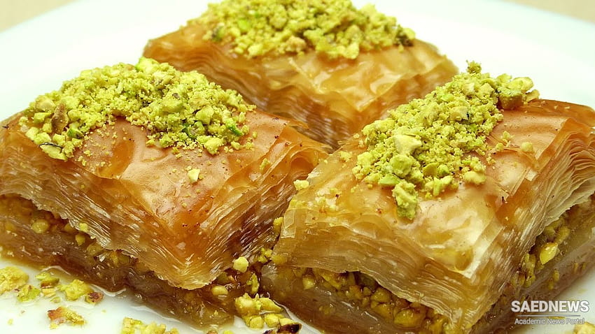 Iranian Desserts: Honey Baklava HD wallpaper