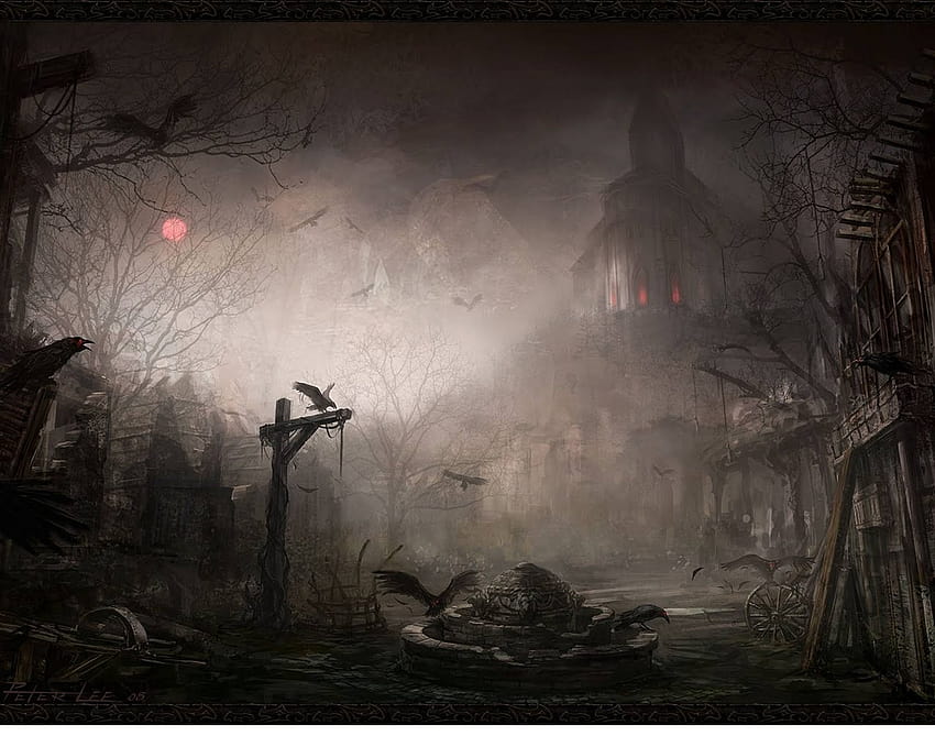 5 Dark Fantasy for, gothic fantasy winter HD wallpaper