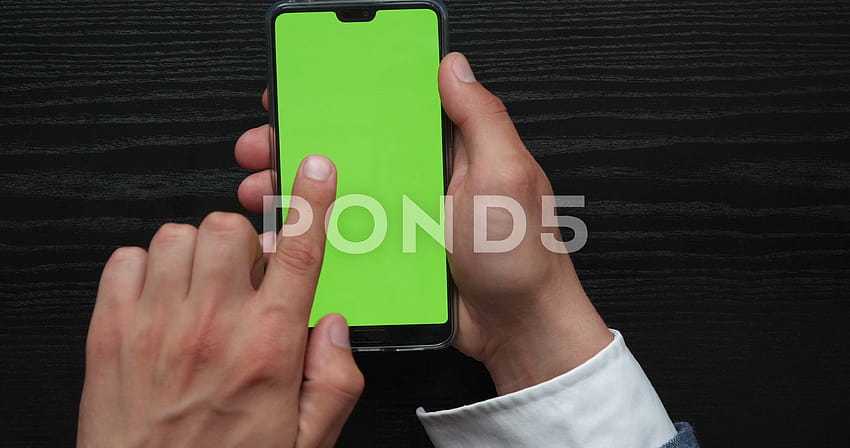 Mockup Green Screen Smartphone. Close Up. Chroma Key Stock, close up tv screen HD wallpaper