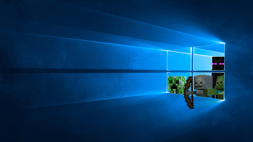 Ich habe dieses Windows 10 gemacht. Was denken Sie? : Minecraft, Papierminecraft HD-Hintergrundbild