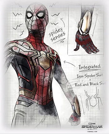 How to Draw Iron Spider from Avengers  Really Easy Drawing Tutorial