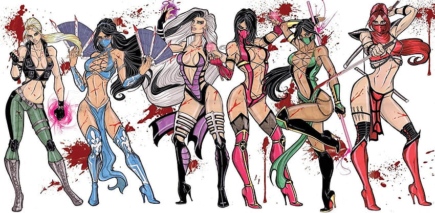 Mortal Kombat Warriors Sonya Blade, Kitana, mortal kombat girls HD wallpaper