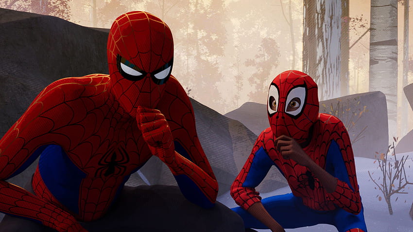 Spiderman en el verso de la araña Película 2018 spiderman, spiderman en el verso de la araña, películas con…, peter b parker fondo de pantalla