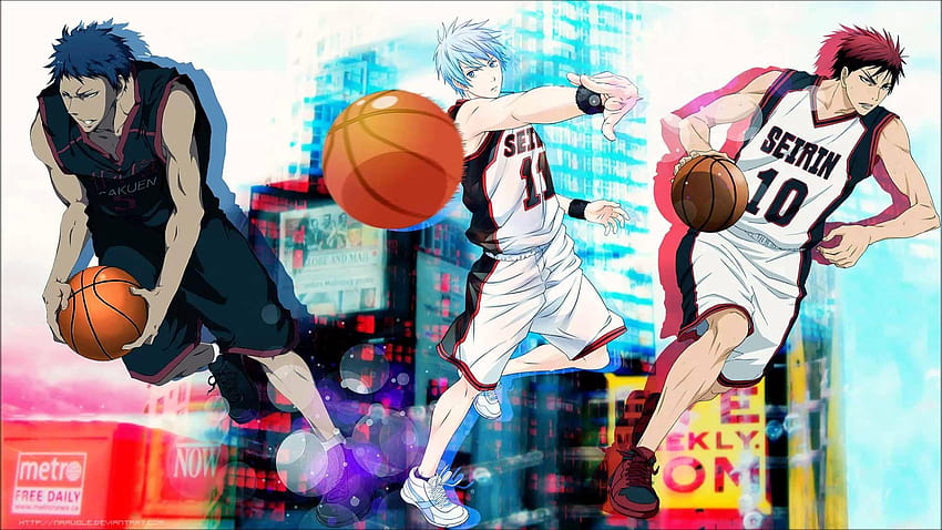 : ilustración, anime, Kuroko no Basket, 1920x1080 px fondo de pantalla