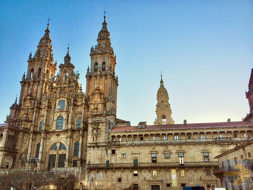The Cathedral before they cleaned it up, santiago de compostela HD wallpaper