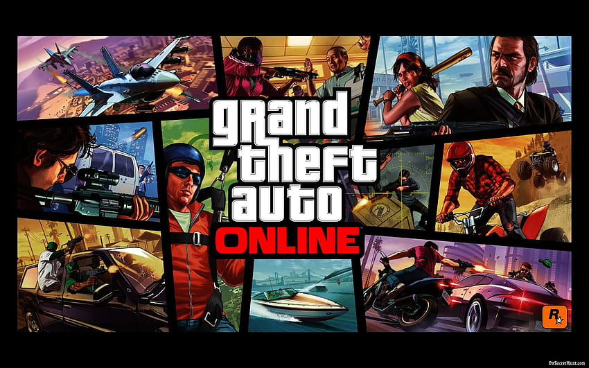 GTA Online, pencurian mobil online Wallpaper HD