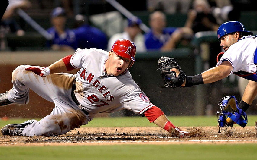 Download Mike Trout Mlb Athlete Wallpaper