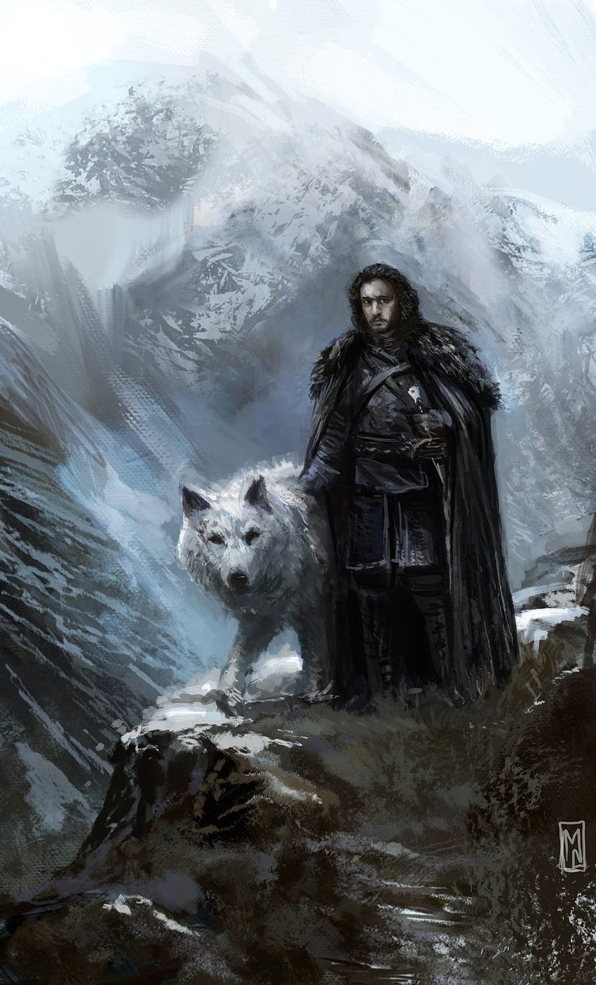 4K Game of Thrones Artwork Jon Snow Battle of the Bastards Minimal HD  wallpaper  Wallpaperbetter