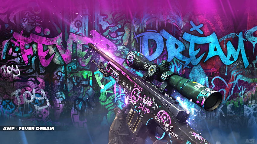 AWP Fever Dream created by /t/Ninstrol1 HD wallpaper