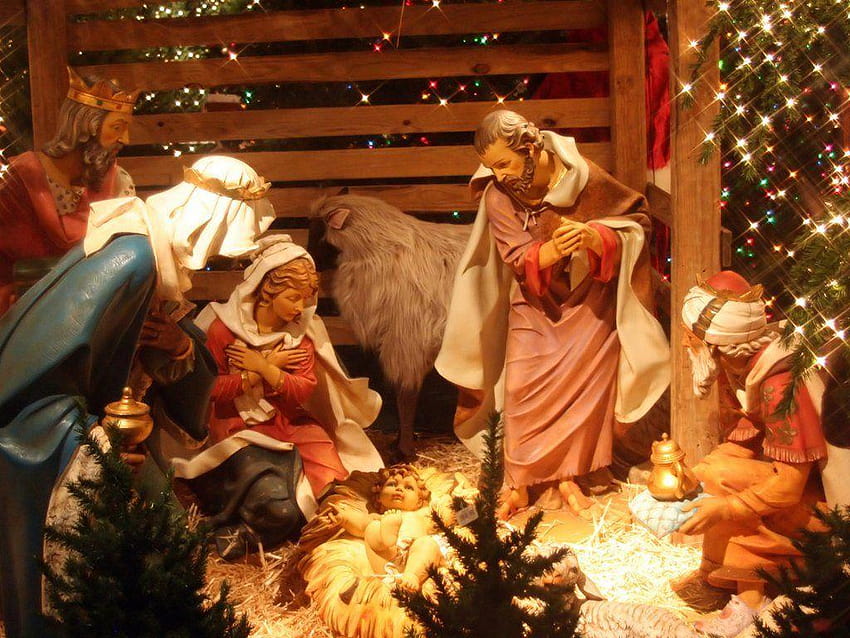 Christmas Jesus, baby jesus christmas HD wallpaper