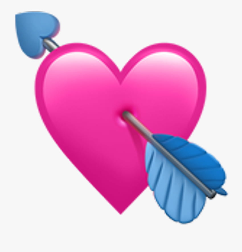 Emoji Heart Arrow Symbol, love emoji HD phone wallpaper