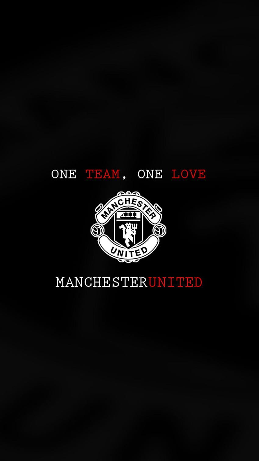Apple iPhone 6 Plus com – logotipo do Manchester United, manchester united preto Papel de parede de celular HD