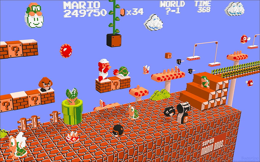 5 Super Mario Bros NES, classic mario HD wallpaper