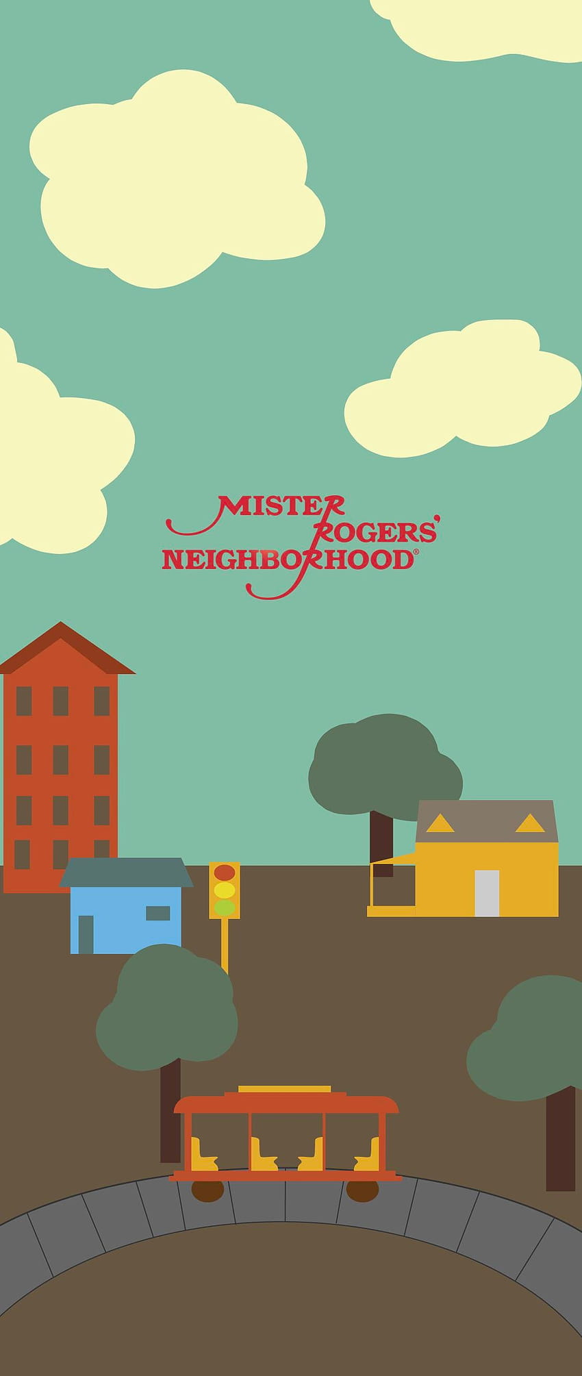 I made a minimalistic for my phone I I thought maybe you would appreciate it. Feel to use it. I hope you're having a great day! : r/TheChurchOfRogers, mister rogers HD phone wallpaper