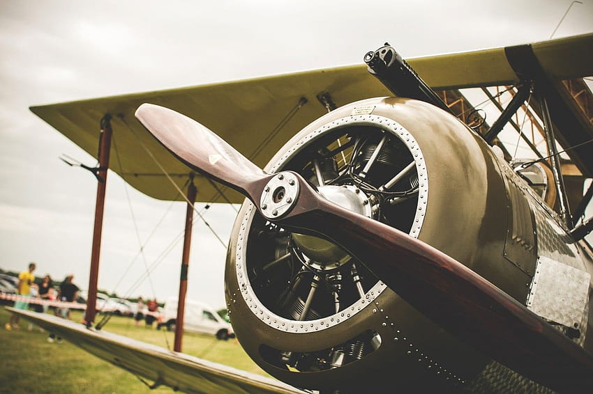: Old Plane Propeller, стари самолети HD тапет